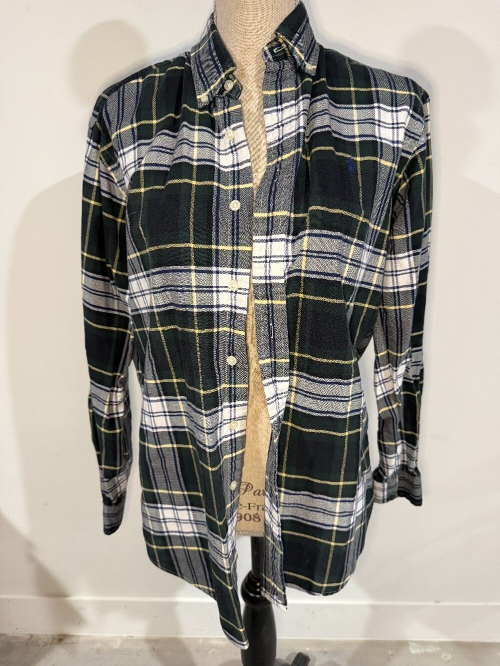 Polo Men's Size 15 32/33 Flannel